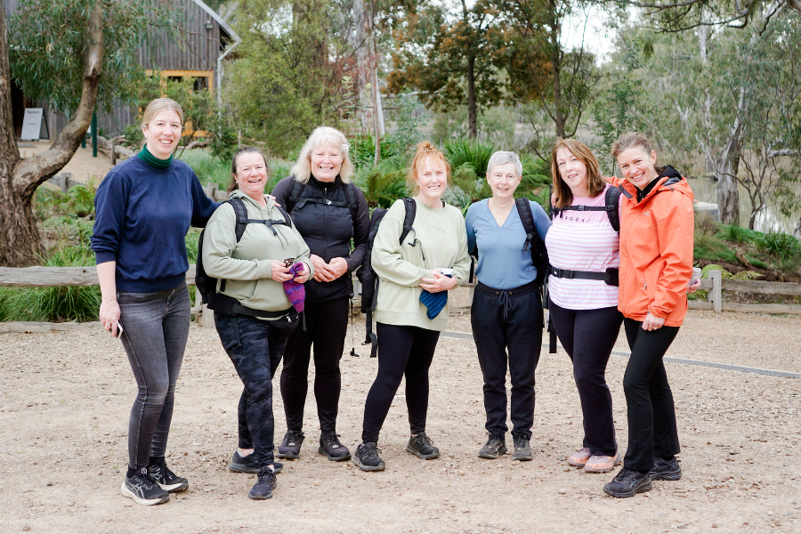 Weighted Walking with a View, Research in Motion at Tahbilk Estate